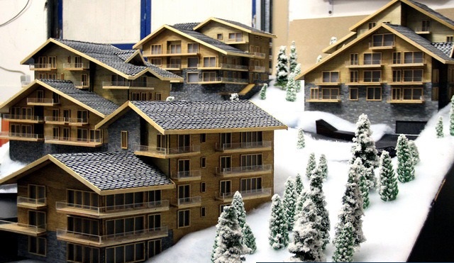 Model for housing development - 1:50 Scale