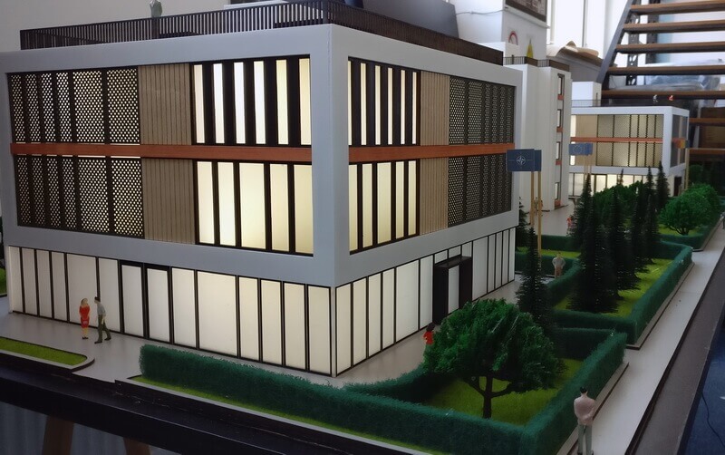 Office Building Scale Model