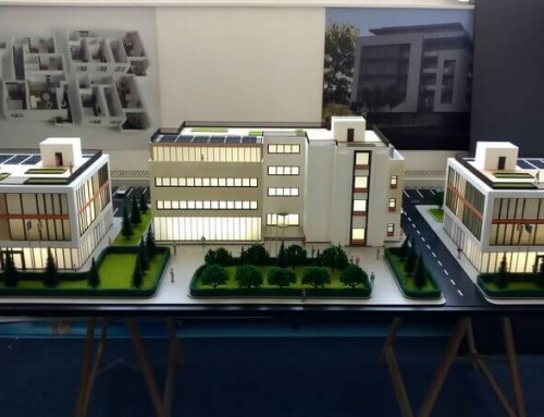 Office Buildings Scale Model