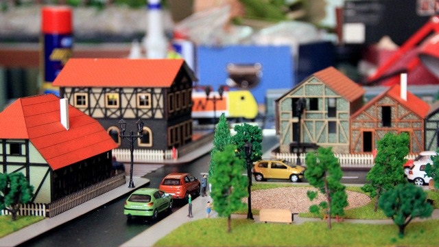 village scale model