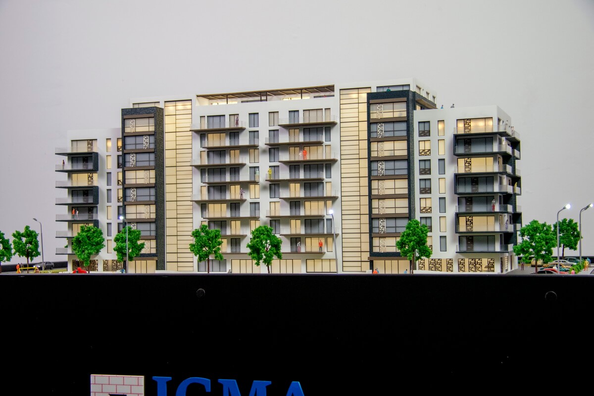 Apartment Development Scale Model