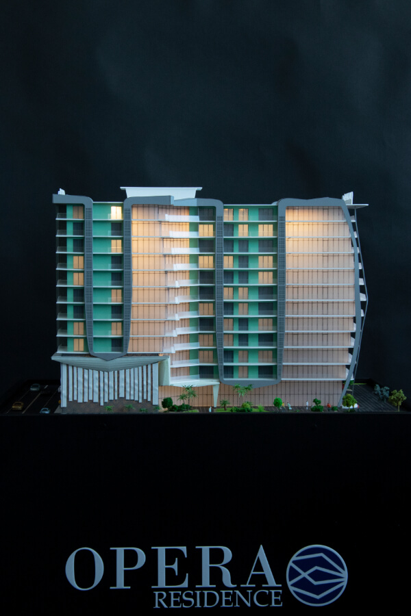 Apartment Building Model Residence