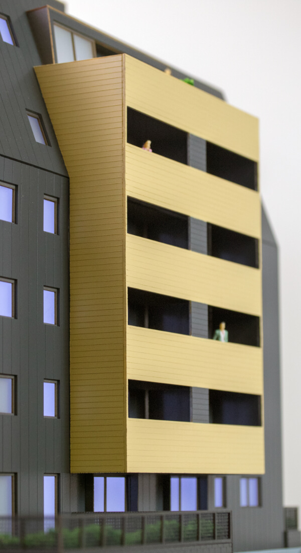 Apartament Building Model Habio