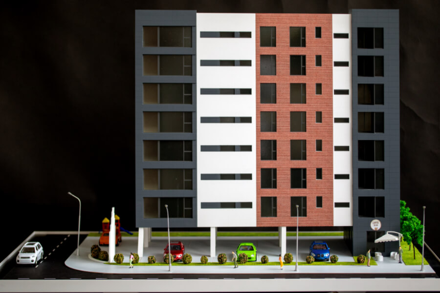 Residential Building Scale Model