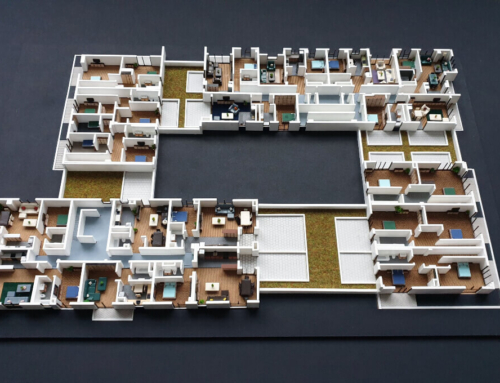 Floor plan of apartment building