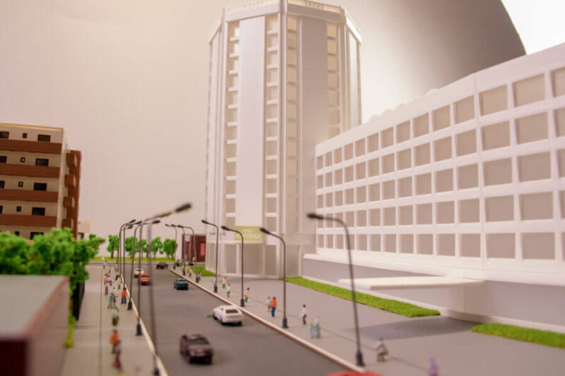 hotel miniature model