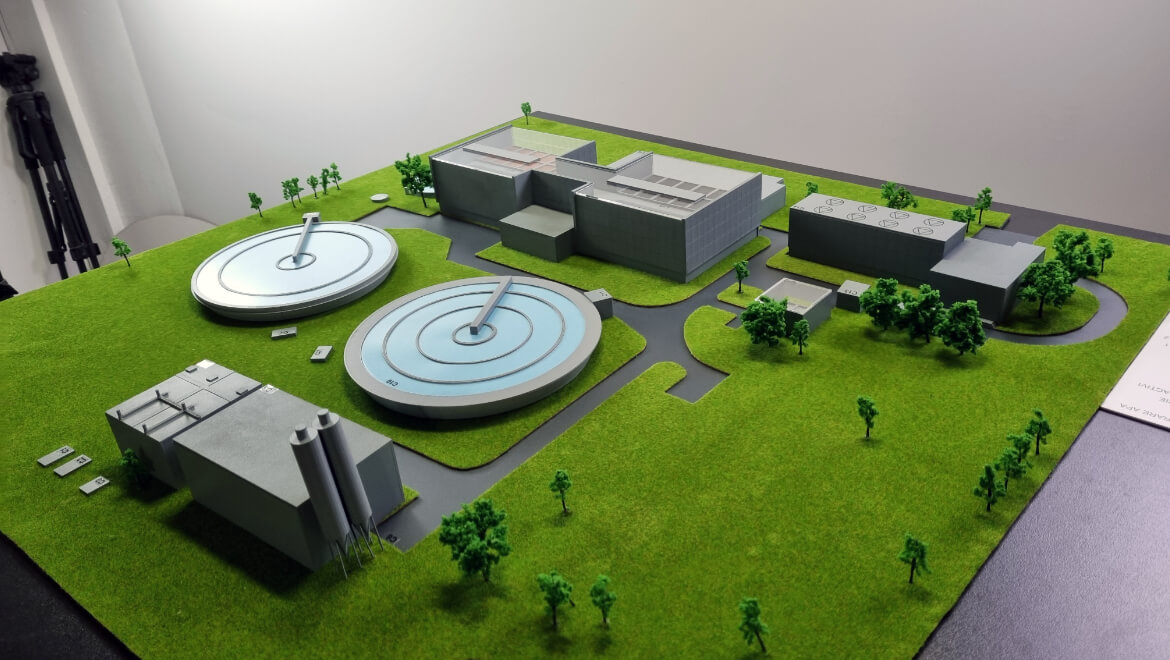 wastewater treatment plant facility