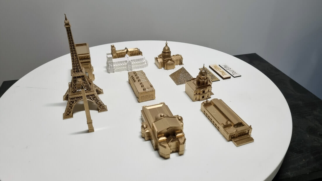 scale models of paris attractions