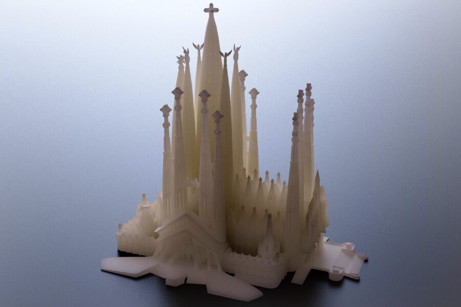 Sagrada Familia 3D Printed Model
