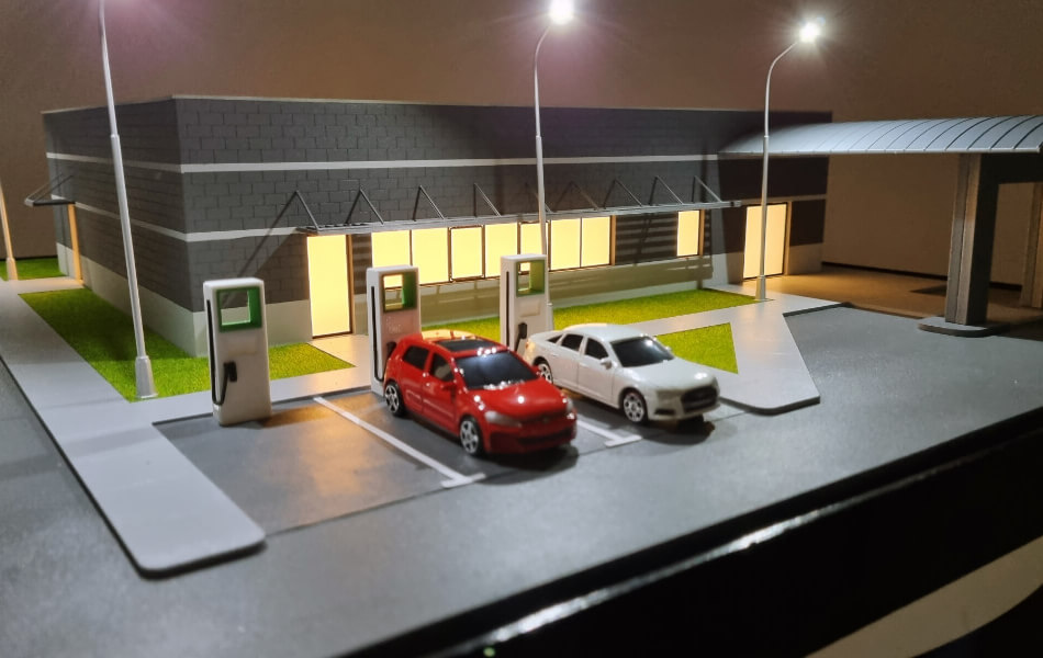 EV station model