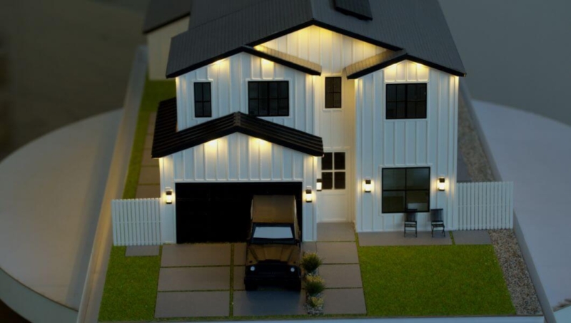 villa architectural model