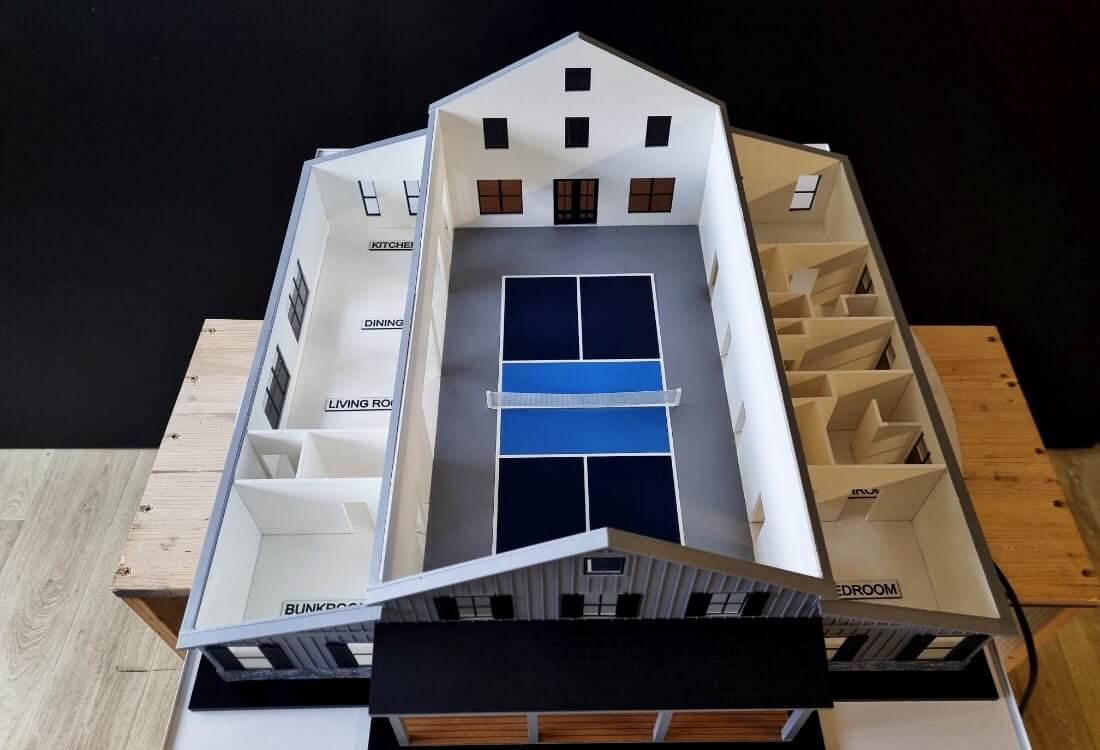 demontable barn conversion house model