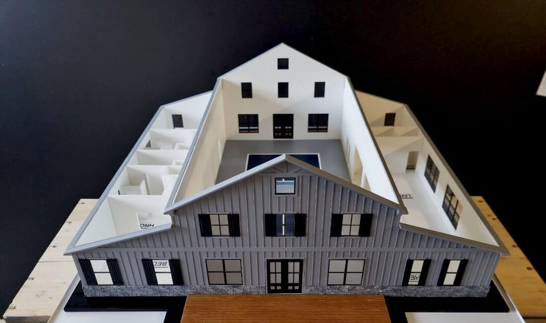 demontable barn conversion house