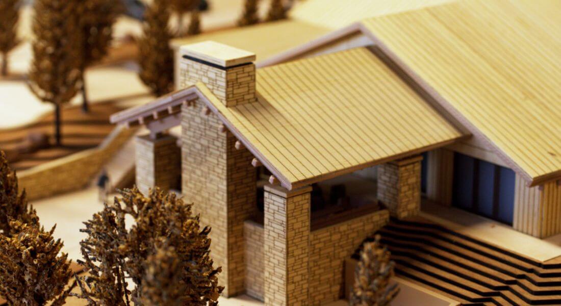 timber house roof