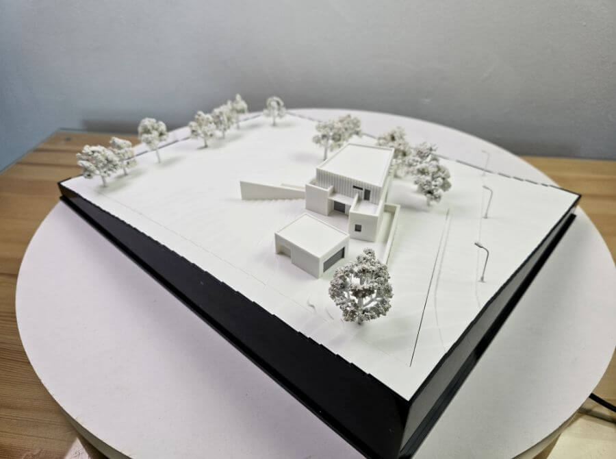 Hillside Family Home Architectural model
