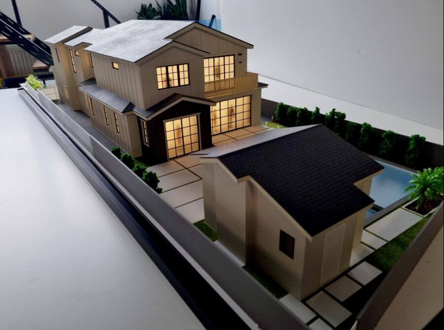 Miniature House with Lighting