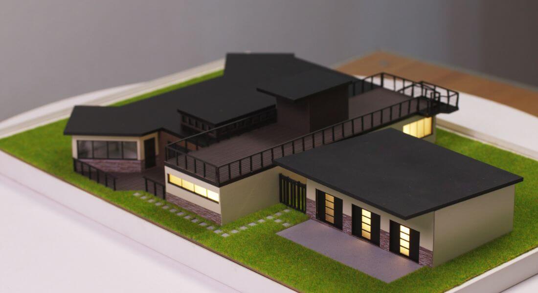 villa scale model