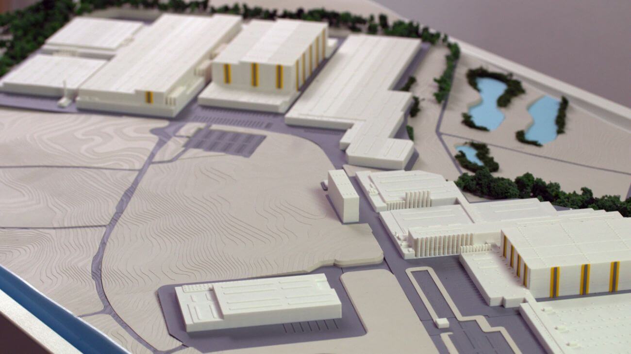 Industrial facility model