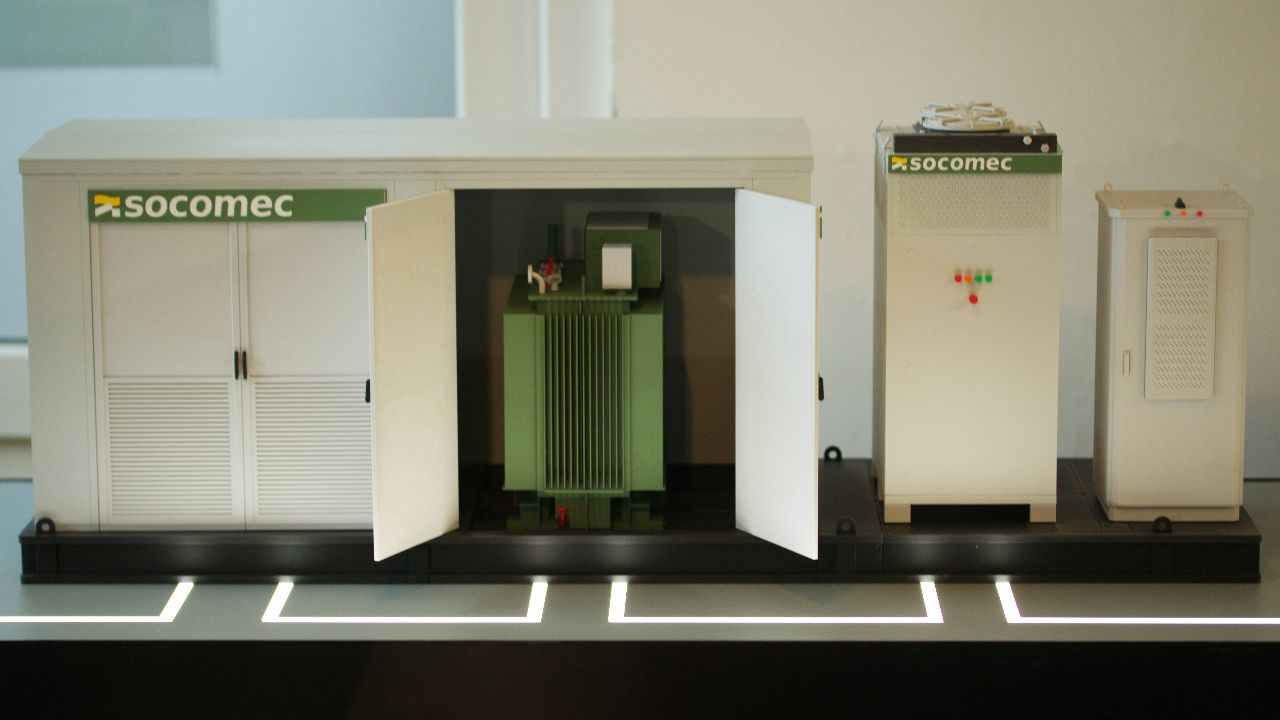 Energy storage plant scale model