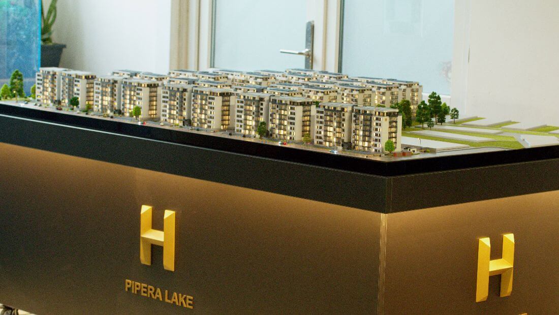 scale model for housing development