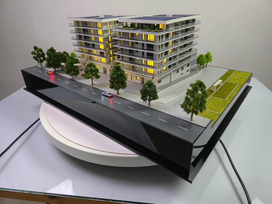 residential complex scale model