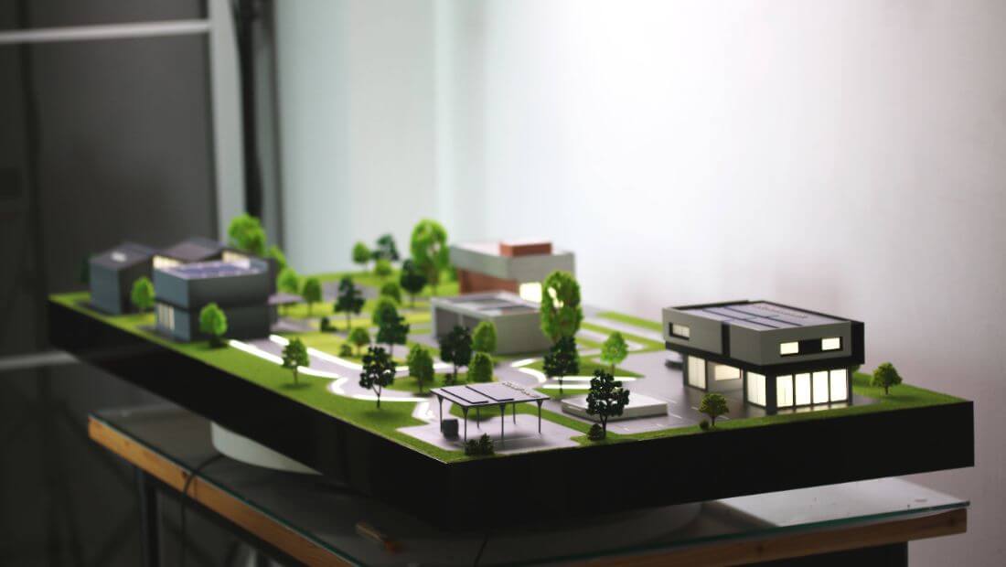 sustainable mobility campus scale model