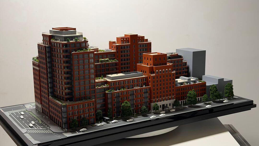 architecture model of new york building