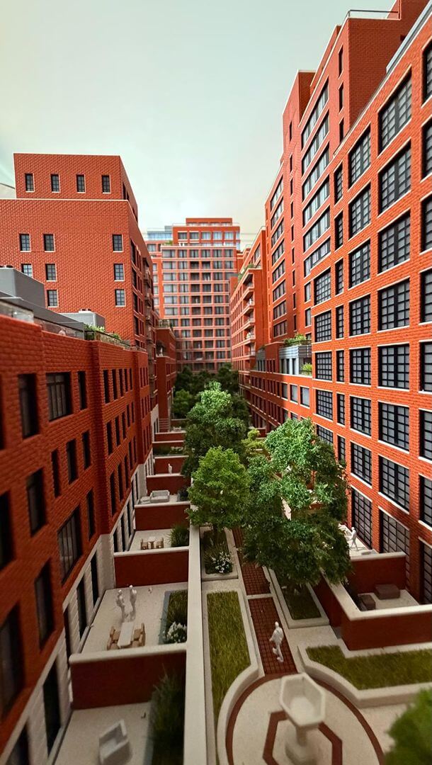 new york building scale model