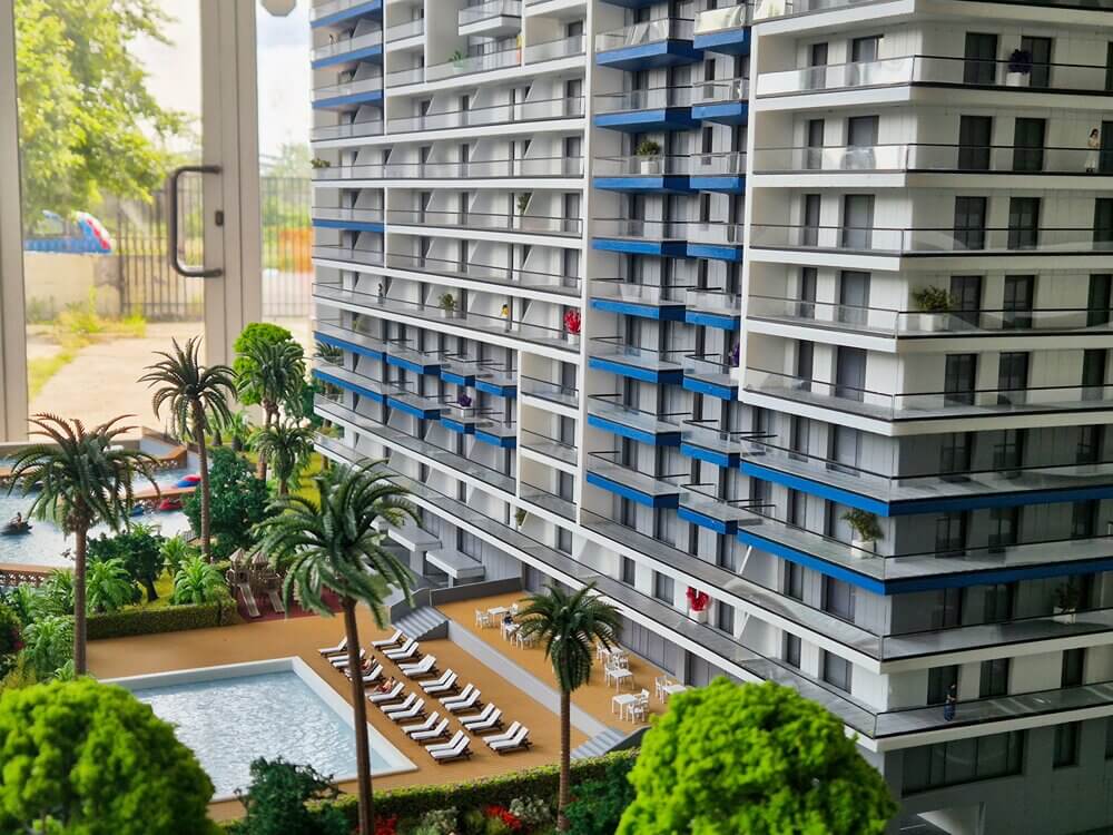 residential development scale representation