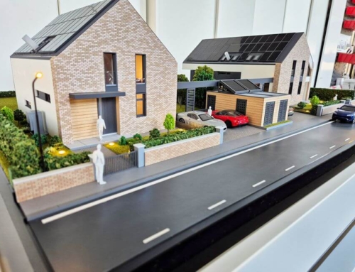 Modern Houses Architectural Model