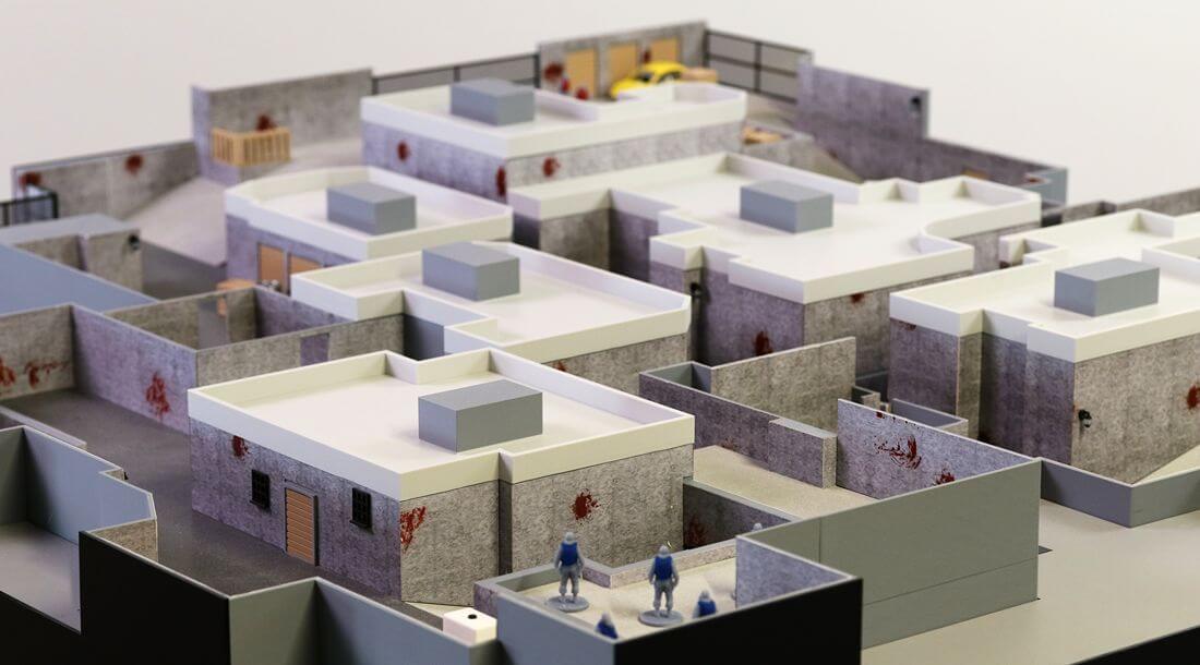 indoor airsoft arena model